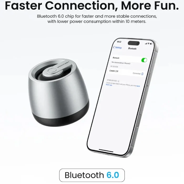 Vention Omni O11 NDCI0 Altavoz Bluetooth 5W Plata